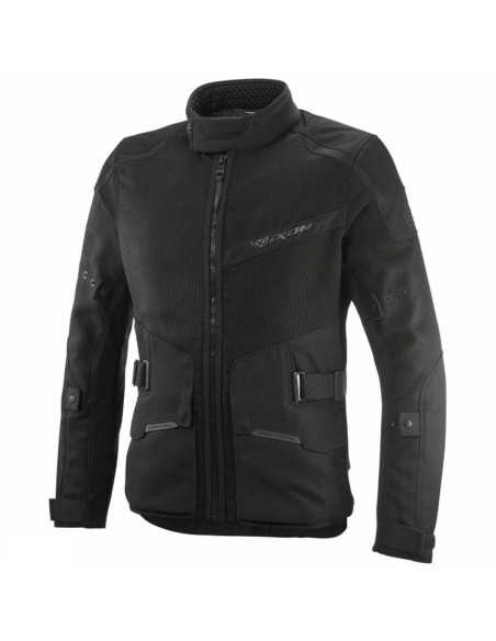 Geaca (jacheta) motociclete barbati Touring/Adventure Ixon vara model M-Njord MS culoare: negru