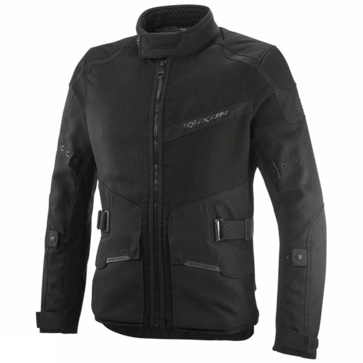 Geaca (jacheta) motociclete barbati Touring/Adventure Ixon vara model M-Njord MS culoare: negru
