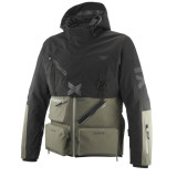 Geaca (jacheta) motociclete barbati Touring/Adventure Ixon All season model Etna MS culoare: khaki/negru - concept modular (geac