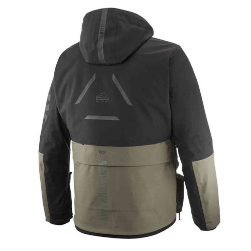 Geaca (jacheta) motociclete barbati Touring/Adventure Ixon All season model Etna MS culoare: khaki/negru - concept modular (geac 2