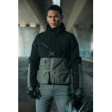 Geaca (jacheta) motociclete barbati Touring/Adventure Ixon All season model Etna MS culoare: khaki/negru - concept modular (geac