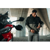 Geaca (jacheta) motociclete barbati Touring/Adventure Ixon All season model Etna MS culoare: khaki/negru - concept modular (geac