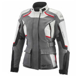 Geaca (jacheta) motociclete femei Touring/Adventure Ixon All season model Midgard LS culoare: gri/negru/rosu
