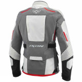 Geaca (jacheta) motociclete femei Touring/Adventure Ixon All season model Midgard LS culoare: gri/negru/rosu