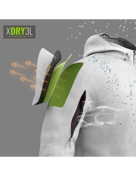 Pantaloni motociclete barbati Touring/Adventure Ixon vara model M-Njord MS culoare: negru (pantaloni laminati wateproof)