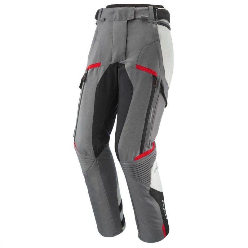 Pantaloni motociclete femei Touring/Adventure Ixon All season model Midgard LS culoare: gri/negru/rosu