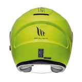 Casca open face motociclete MT Avenue SV galben fluor lucios (ochelari soare integrati)