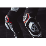 Pantaloni motociclete barbati piele Racing Ixon vara model Vortex 3 MS culoare: negru/alb