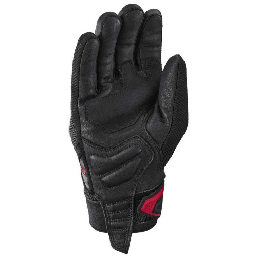 Manusi barbati Roadster vara textil/piele Ixon model MIG 2 Air Flow MS culoare: negru/alb/rosu - degete tactile 2