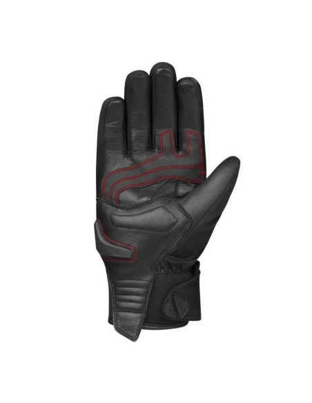 Manusi barbati Roadster iarna piele Ixon model Pro Hawker MS culoare: negru/rosu - degete tactile (100% waterproof + protectie t
