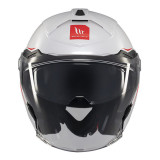 Casca open face motociclete MT Cosmo SV A0 alb lucios (ochelari soare integrati) - tip viziera: MT-V-37