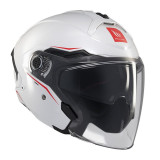 Casca open face motociclete MT Cosmo SV A0 alb lucios (ochelari soare integrati) - tip viziera: MT-V-37