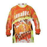 Tricou (bluza) cross-enduro Unik Racing model MX01 culoare: portocaliu fluor – marime S