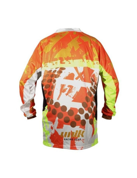 Tricou (bluza) cross-enduro Unik Racing model MX01 culoare: portocaliu fluor – marime S