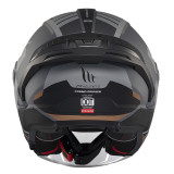 Casca open face motociclete MT Cosmo SV Cruiser C2 gri mat (ochelari soare integrati) - tip viziera: MT-V-37