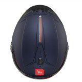 Casca open face motociclete MT Cosmo SV A7 albastru mat (ochelari soare integrati) - tip viziera: MT-V-37