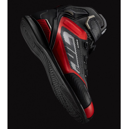 Ghete (cizme) moto Racing Unisex Seventy model SD-BR3 Veloce Pro culoare: negru/rosu 2