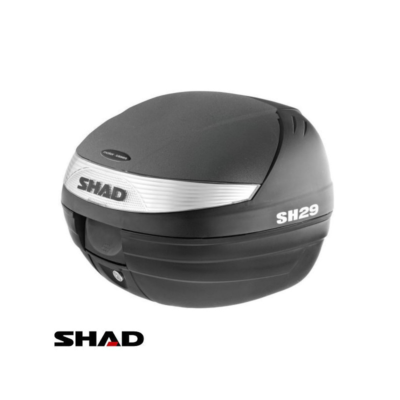 Cutie portbagaj (topcase) Shad model SH29 culoare: negru (volum: 29 litri) – include placa de montaj