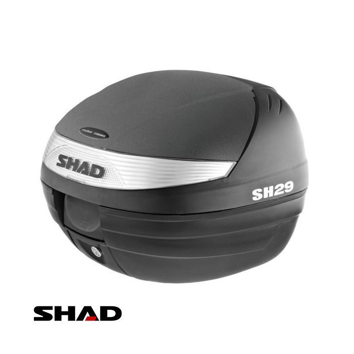 Cutie portbagaj (topcase) Shad model SH29 culoare: negru (volum: 29 litri) – include placa de montaj