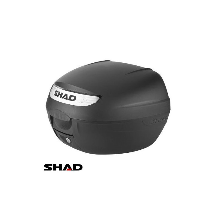 Cutie portbagaj (topcase) Shad model SH26 culoare: negru (volum: 26 litri) – include placa de montaj