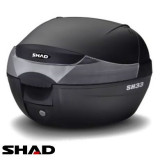 Cutie portbagaj (topcase) Shad model SH33 culoare: negru (volum: 33 litri) – include placa de montaj