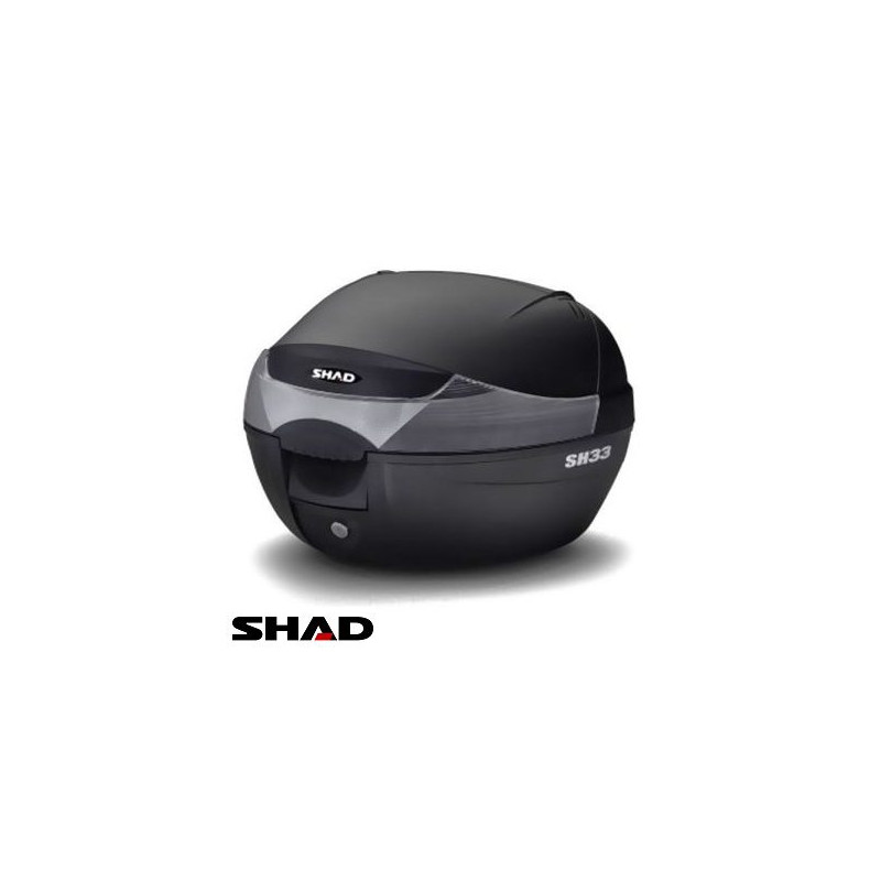 Cutie portbagaj (topcase) Shad model SH33 culoare: negru (volum: 33 litri) – include placa de montaj