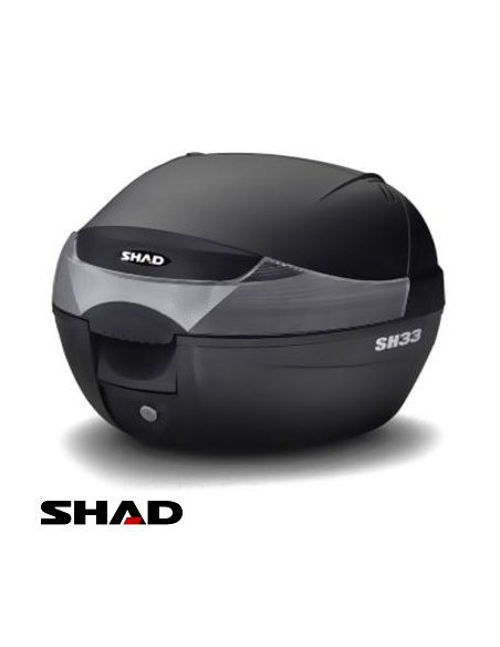Cutie portbagaj (topcase) Shad model SH33 culoare: negru (volum: 33 litri) – include placa de montaj
