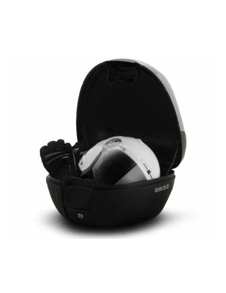 Cutie portbagaj (topcase) Shad model SH33 culoare: negru (volum: 33 litri) – include placa de montaj