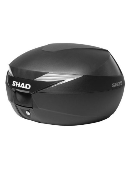 Cutie portbagaj (topcase) Shad model SH39 culoare: negru (volum: 39 litri) – include placa de montaj