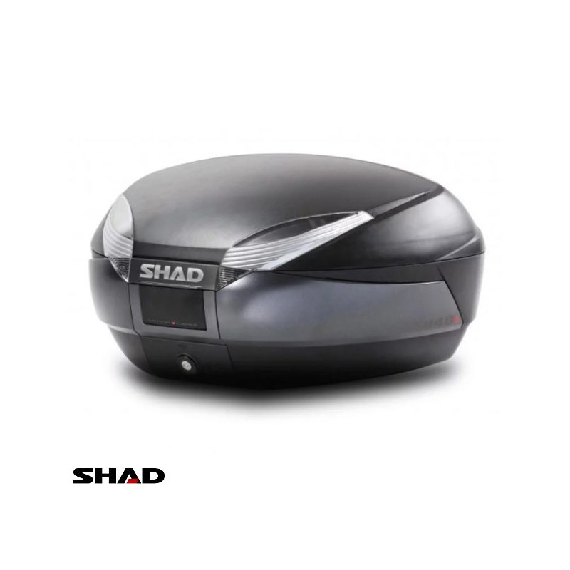Cutie portbagaj (topcase) Shad model SH48 culoare: negru (volum: 48 litri) – include placa de montaj