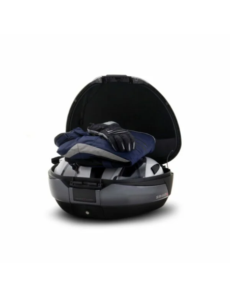 Cutie portbagaj (topcase) Shad model SH48 culoare: negru (volum: 48 litri) – include placa de montaj