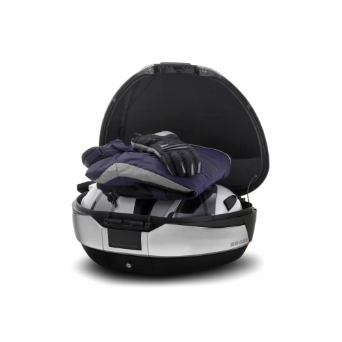 Cutie portbagaj (topcase) Shad model SH48 culoare: negru/titanium (volum: 48 litri) – include placa de montaj 2