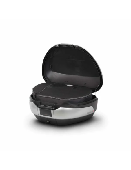 Cutie portbagaj (topcase) Shad model SH48 culoare: negru/titanium (volum: 48 litri) – include placa de montaj