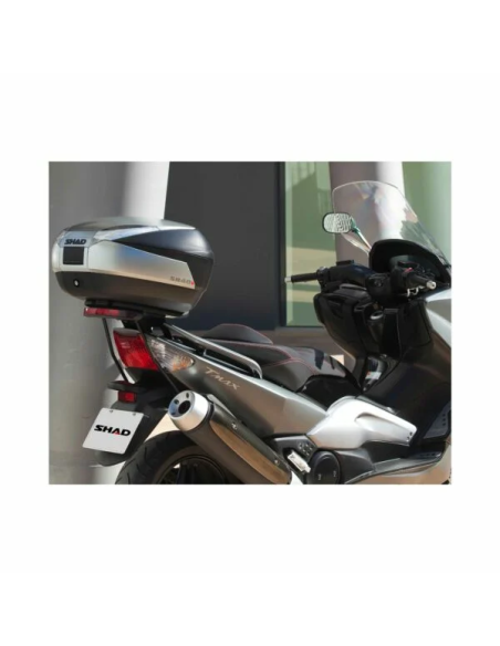 Cutie portbagaj (topcase) Shad model SH48 culoare: negru/titanium (volum: 48 litri) – include placa de montaj