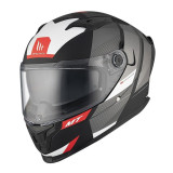 Casca integrala MT Braker SV Chento B0 gri mat (ochelari soare integrati) - tip viziera: MT-V-28B - DKS435 - punctaj maxim SHARP