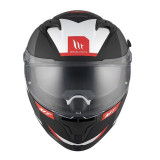 Casca integrala MT Braker SV Chento B0 gri mat (ochelari soare integrati) - tip viziera: MT-V-28B - DKS435 - punctaj maxim SHARP