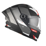 Casca integrala MT Braker SV Chento B0 gri mat (ochelari soare integrati) - tip viziera: MT-V-28B - DKS435 - punctaj maxim SHARP