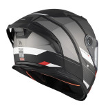 Casca integrala MT Braker SV Chento B0 gri mat (ochelari soare integrati) - tip viziera: MT-V-28B - DKS435 - punctaj maxim SHARP