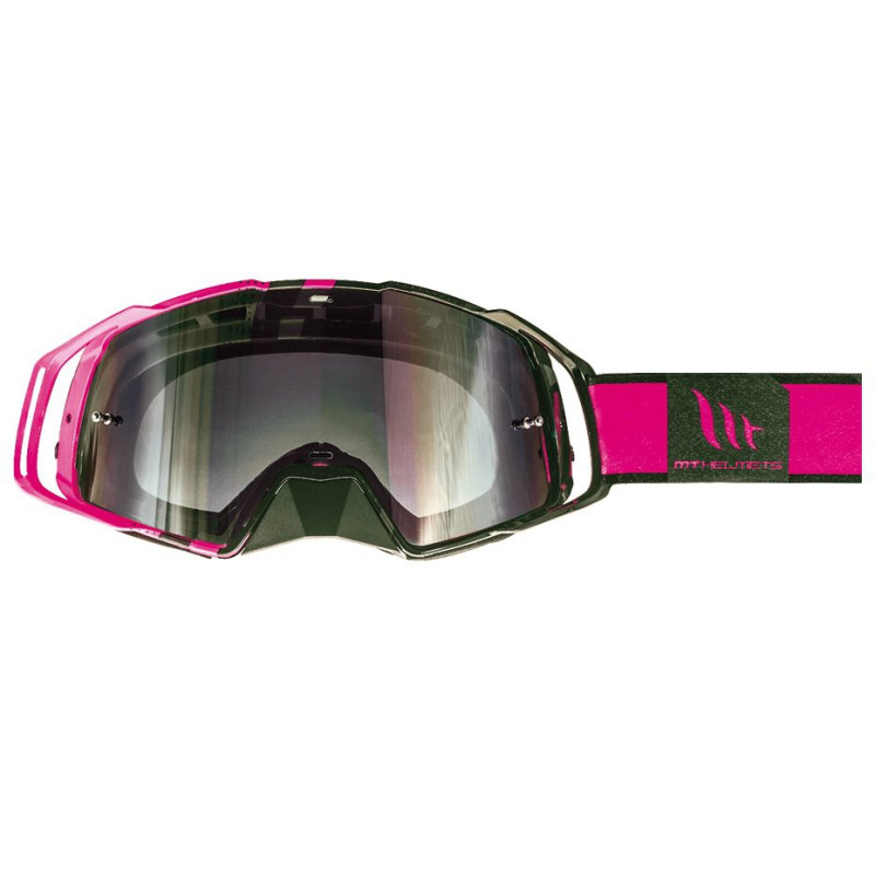 Ochelari MT off road (cross-enduro) MX EVO Stripes - culoare negru/fuchsia