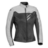 Geaca (jacheta) motociclete femei Racing/Roadster Ixon vara model Orion LS culoare: negru/gri