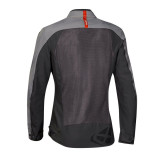 Geaca (jacheta) motociclete femei Racing/Roadster Ixon vara model Orion LS culoare: antracit/gri/rosu
