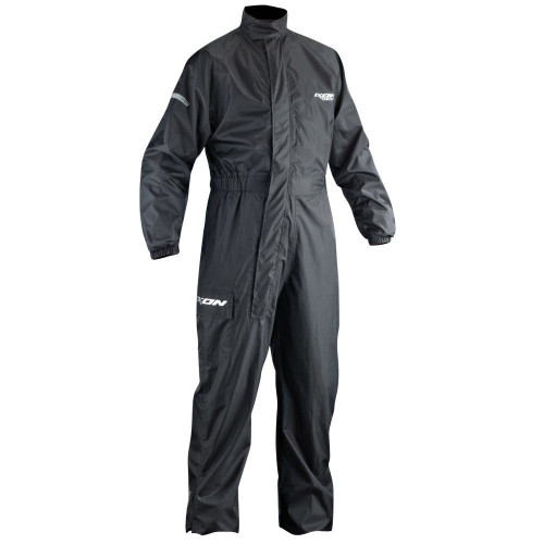 Costum moto ploaie Ixon model Compact Suit culoare: negru (montare peste echipament)