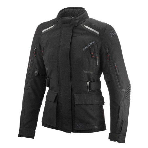 Geaca (jacheta) motociclete femei Touring/Adventure Ixon All season model Midgard LS culoare: negru