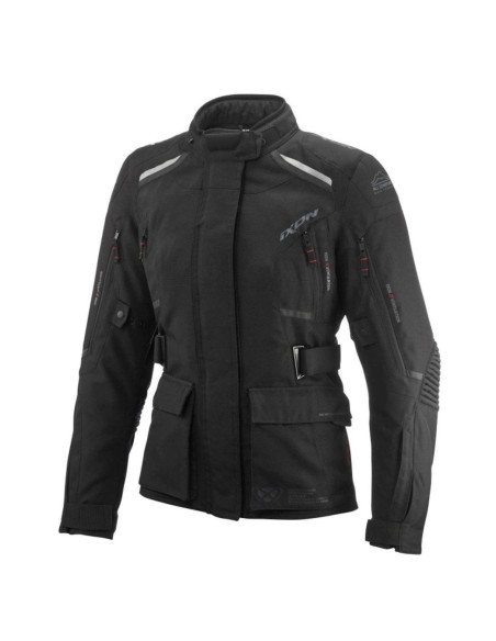 Geaca (jacheta) motociclete femei Touring/Adventure Ixon All season model Midgard LS culoare: negru