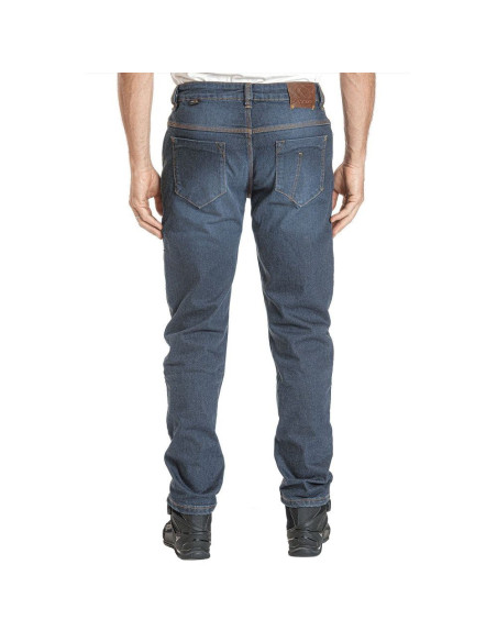 Blugi (jeans) moto barbati Ixon model Alex culoare: albastru aqua (Cordura® Denim)