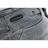 Blugi (jeans) moto barbati Ixon model Alex culoare: albastru aqua (Cordura® Denim)