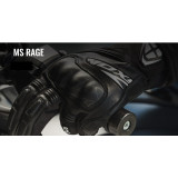 Manusi barbati Roadster Mid-season textil/piele Ixon model MS Rage MS culoare: negru – degete tactile - waterproof