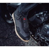 Ghete moto Urban barbati vara Ixon model Hopper MS culoare: verde/negru/rosu