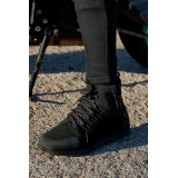Ghete moto Urban femei All Season Ixon model Freaky WP LS culoare: negru (100% waterproof)