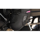 Ghete moto Roadster femei All Season Ixon model Gambler WP LS culoare: negru/fuchsia (roz) (100% waterproof)